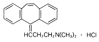 FLEXERIL® (Cyclobenzaprine Hcl) Structural Formula Illustration