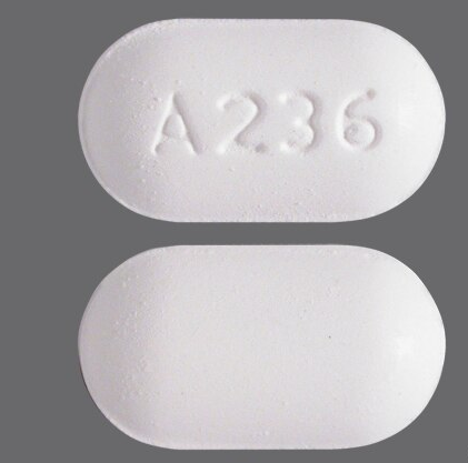 Butal/APAP/Caf 50-325-40mg Tab Able Laboratories Inc Pill Identification: A 236 