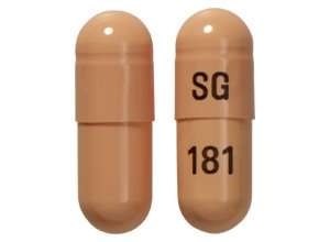 Gabapentin - ScieGen Yellow Capsule/Oblong, 19mm