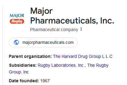 Major Pharmaceuticals