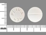 Trazodone 100mg PLIVA 434 Pill – white Trazodone round, 11mm