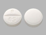 Zydus Trazodone Hydrochloride 100 mg – 68382-0806  8 06 Pill – white round, 10mm